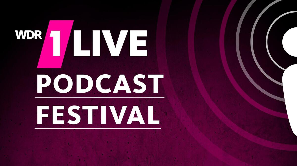 Logo 1LIVE Podcastfestival 2021